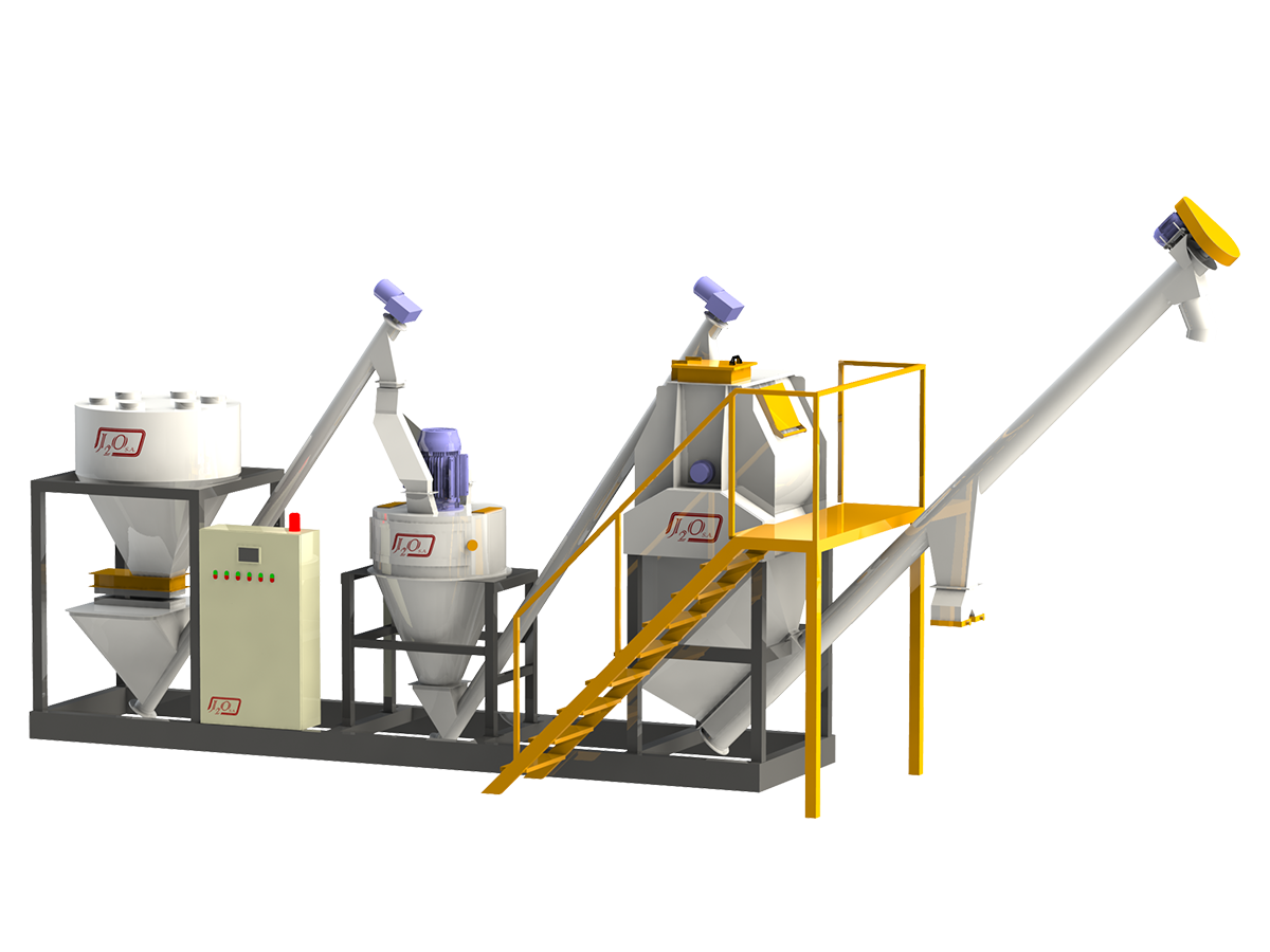 Modelo planta productora de alimentos balanceado 4 Tn/h